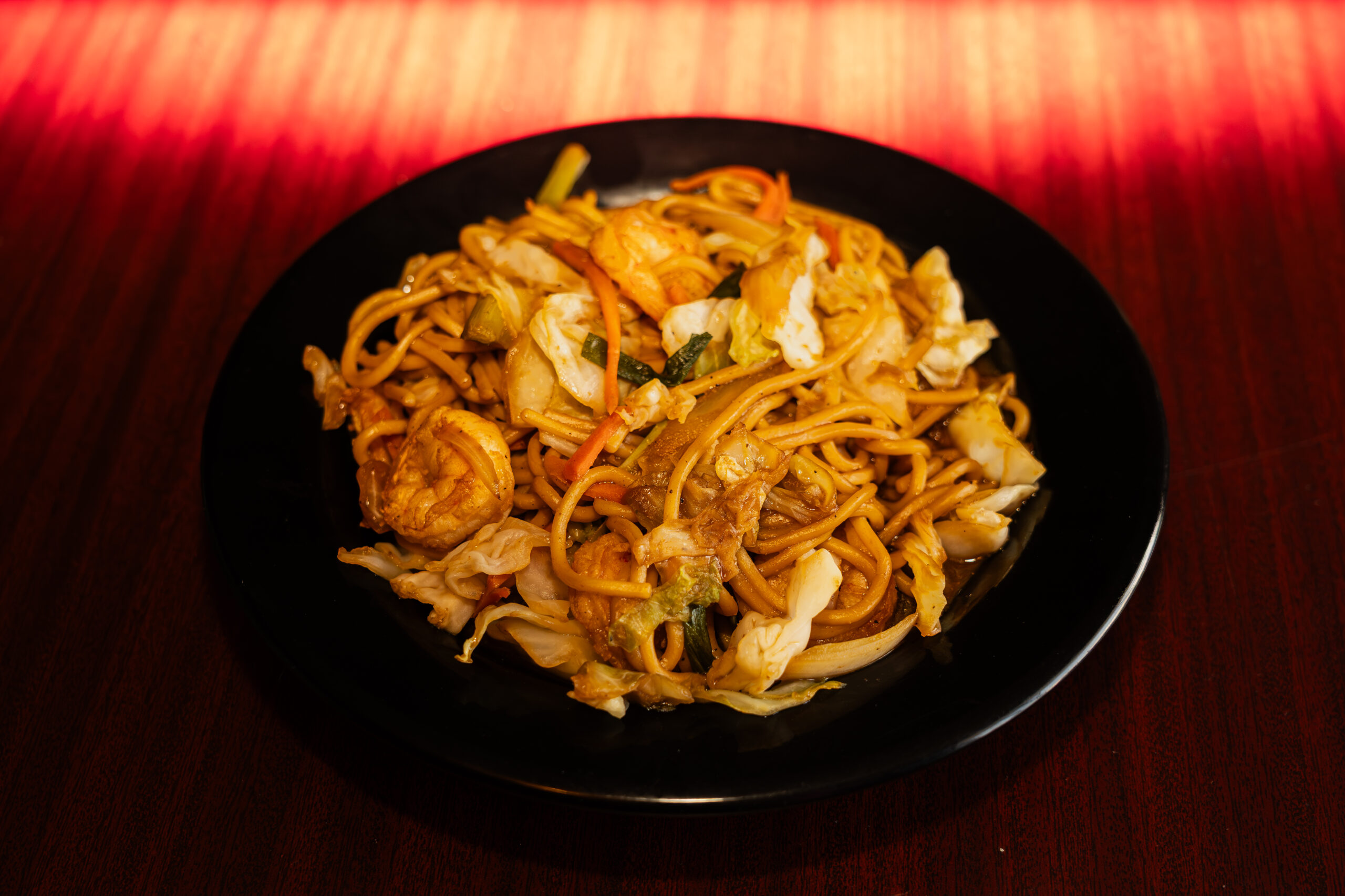 Shrimp Lo Mein at Korean Garden